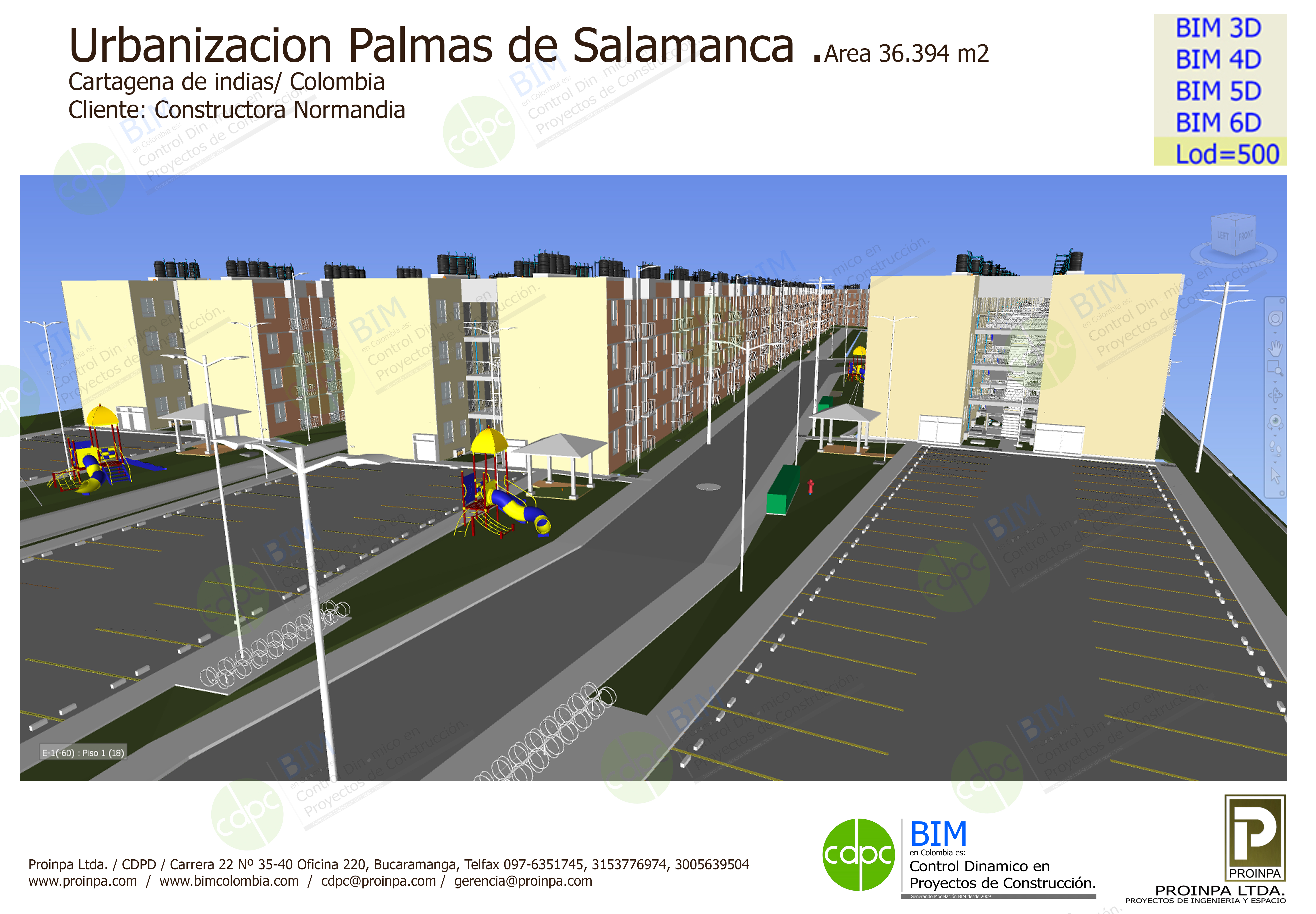 Edificios Urbanización Palmas de Salamanca